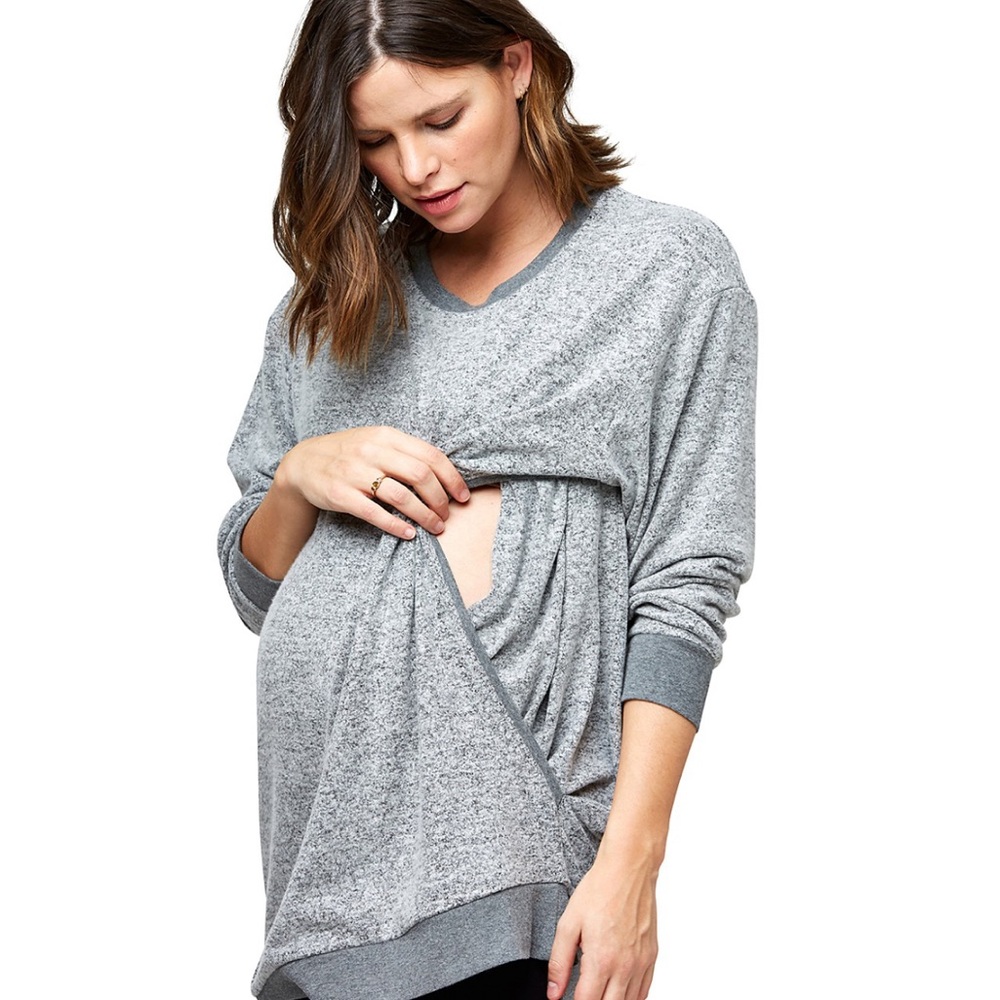 Jo Maternity /Nursing Sweatshirt by Nom Maternity